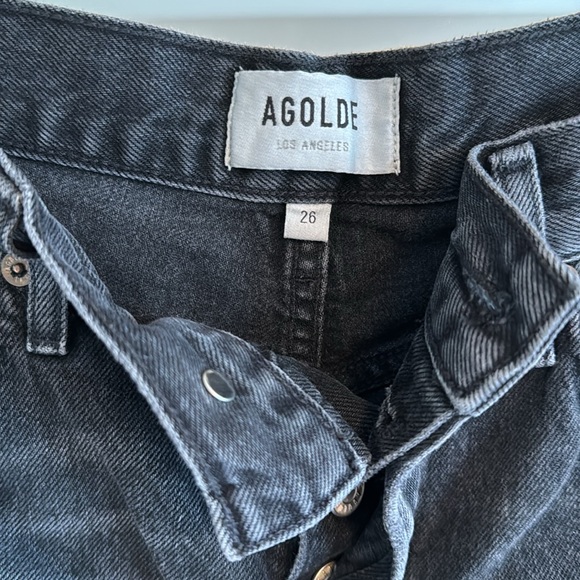 AGOLDE “Parker” shorts, size 26, faded black - Picture 3 of 4